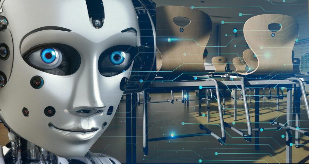 ai generated, robot, android, human, class, shortage of teachers, technology, future, chatgpt, ai, artificial intelligence, computer science, to learn, school, classroom, chatgpt, chatgpt, chatgpt, chatgpt, chatgpt